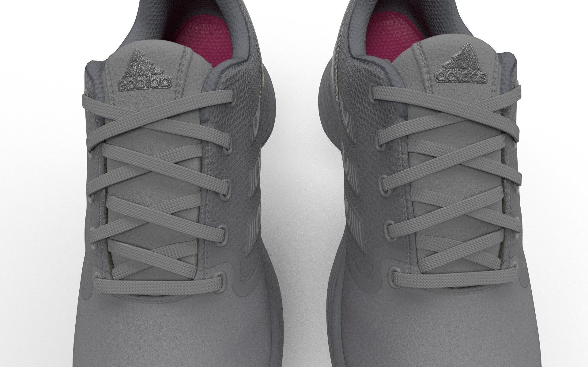 Casual Shoe Low-poly 3D model_6