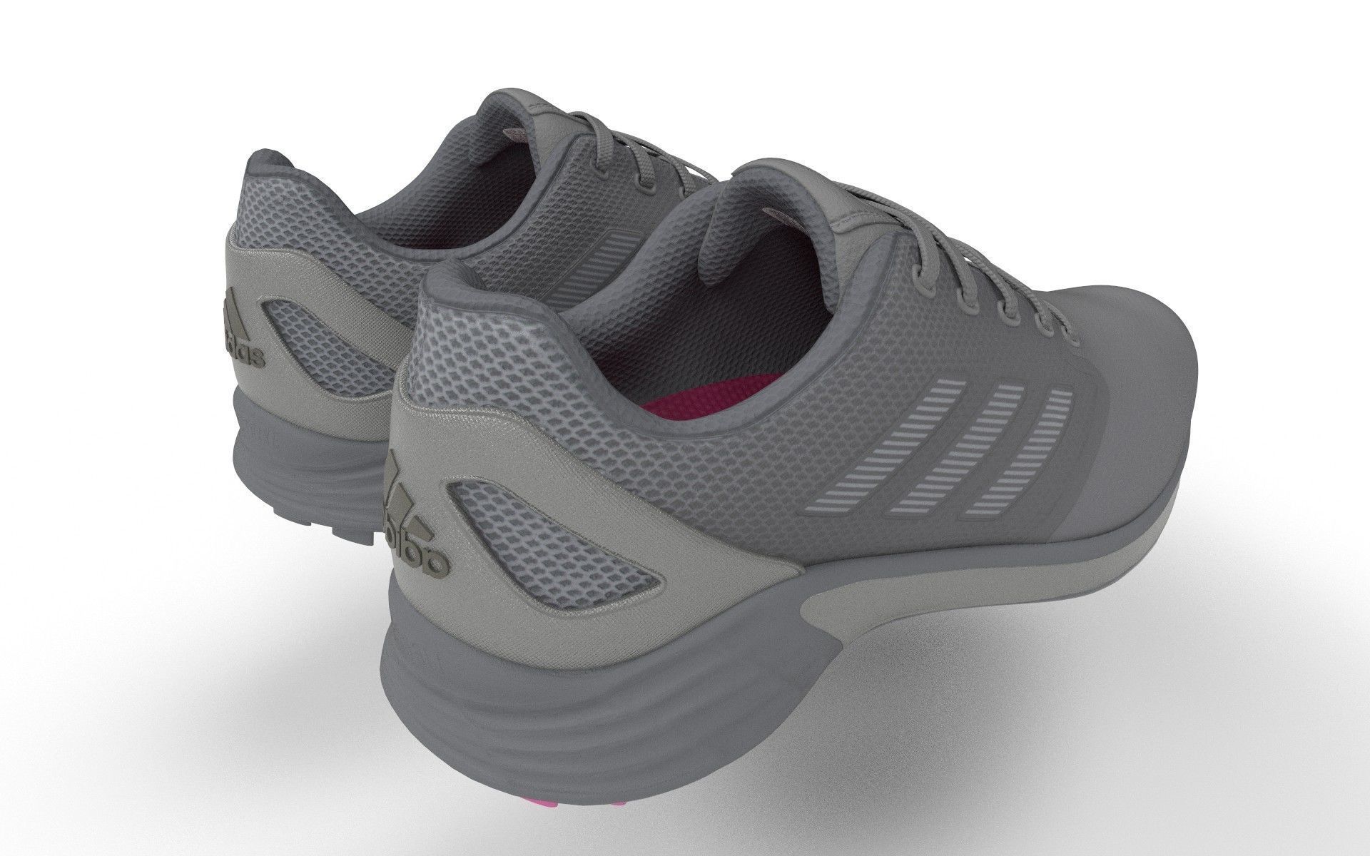 Casual Shoe Low-poly 3D model_9