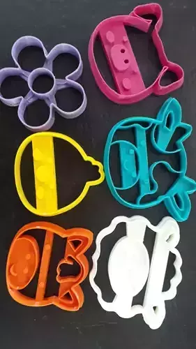 STL 6 farm cookie cutter 