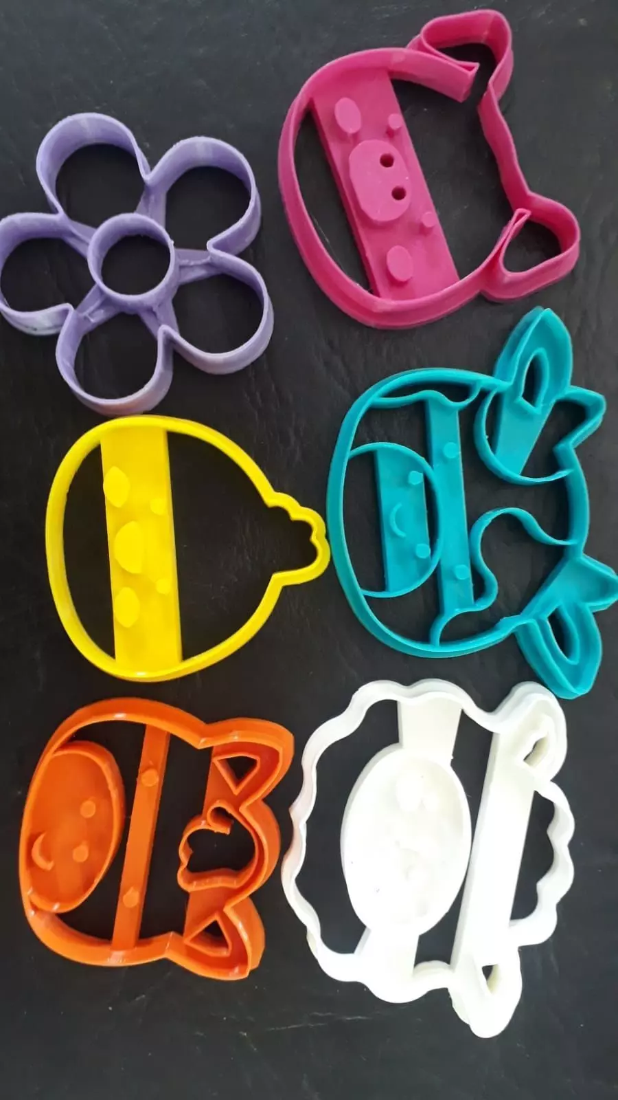 STL 6 farm cookie cutter  3D print model_0