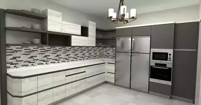 kitchen A - modern design