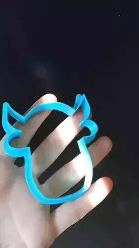 STL cow cookie cutter