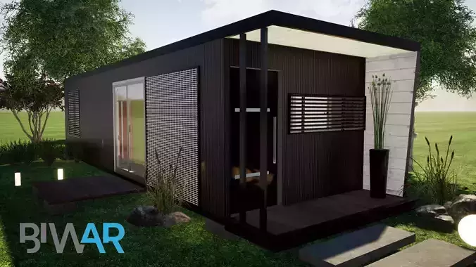 SKP file Tiny country house AGUSTIN