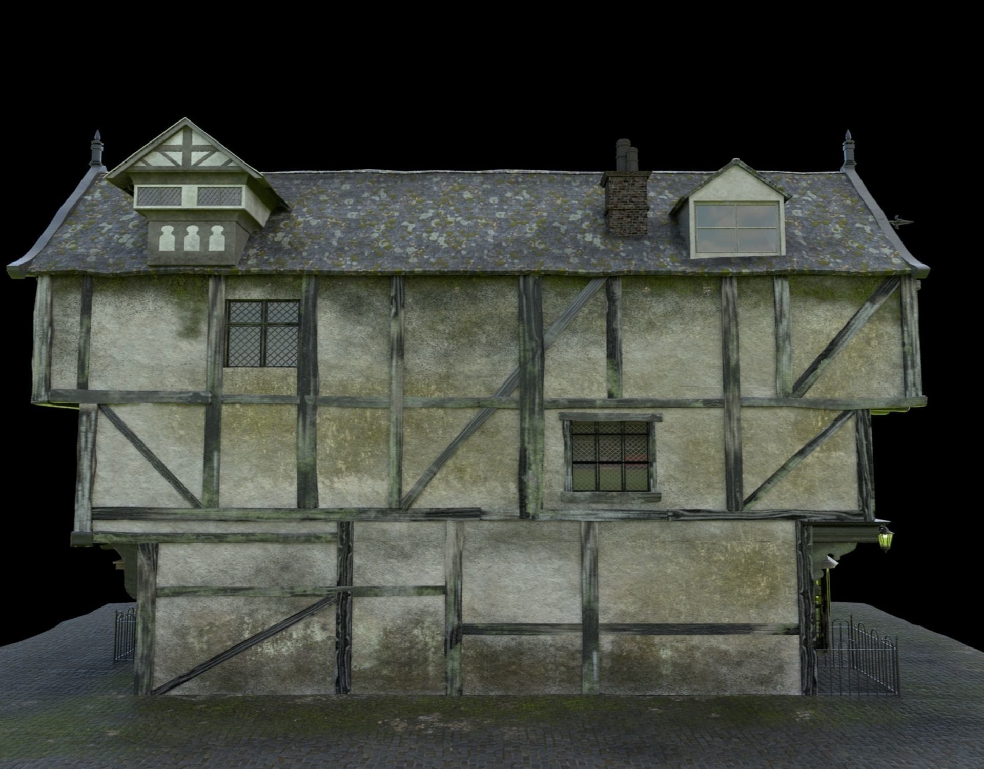 Tudor House 3D model_14