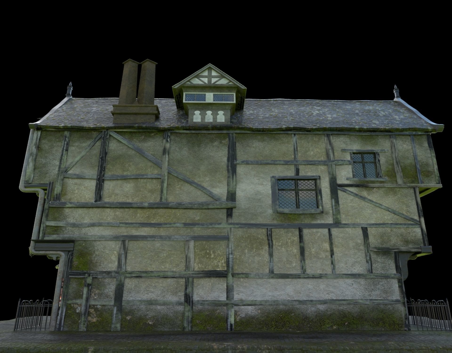Tudor House 3D model_13