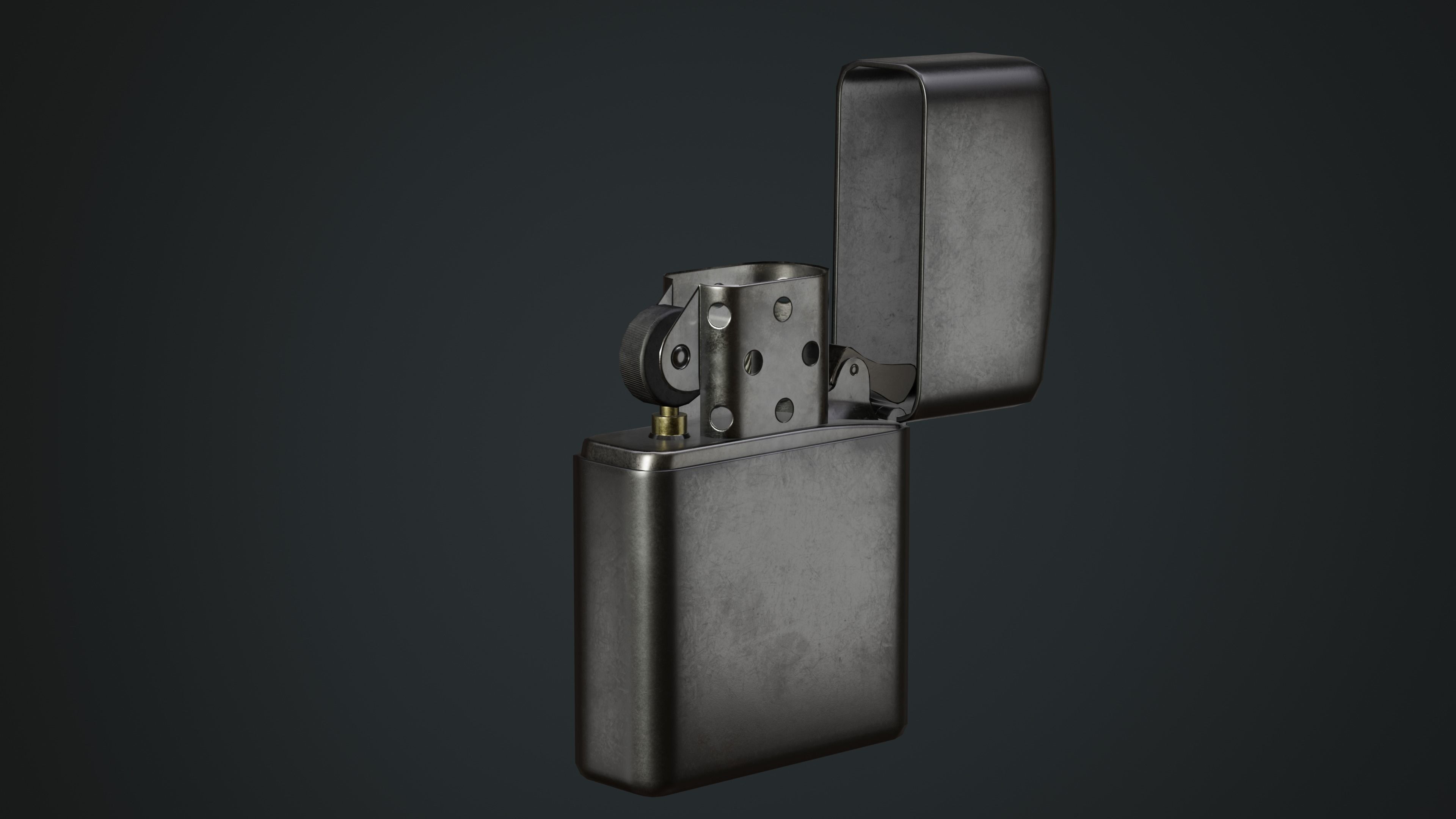 Lighter Low-poly 3D model_1