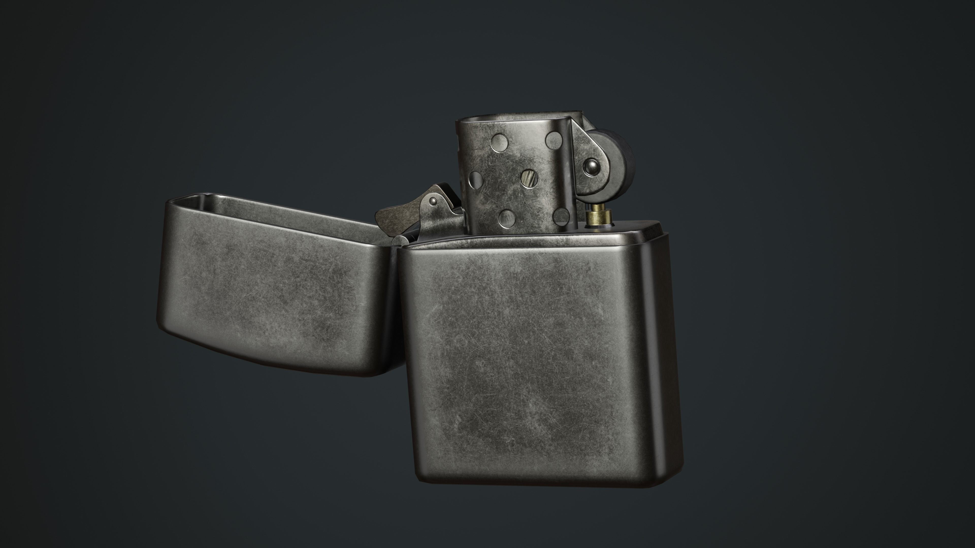 Lighter Low-poly 3D model_6