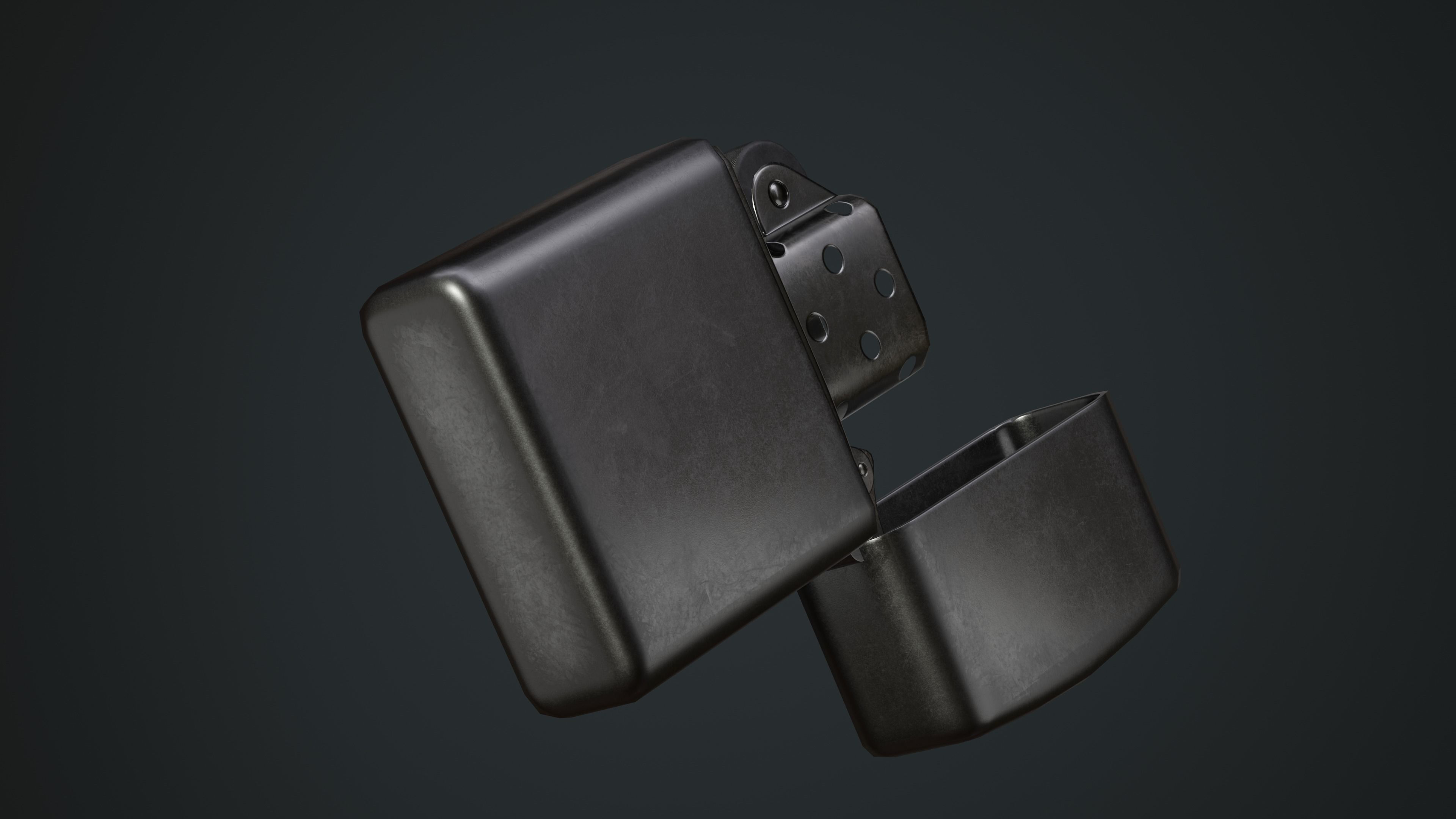 Lighter Low-poly 3D model_3