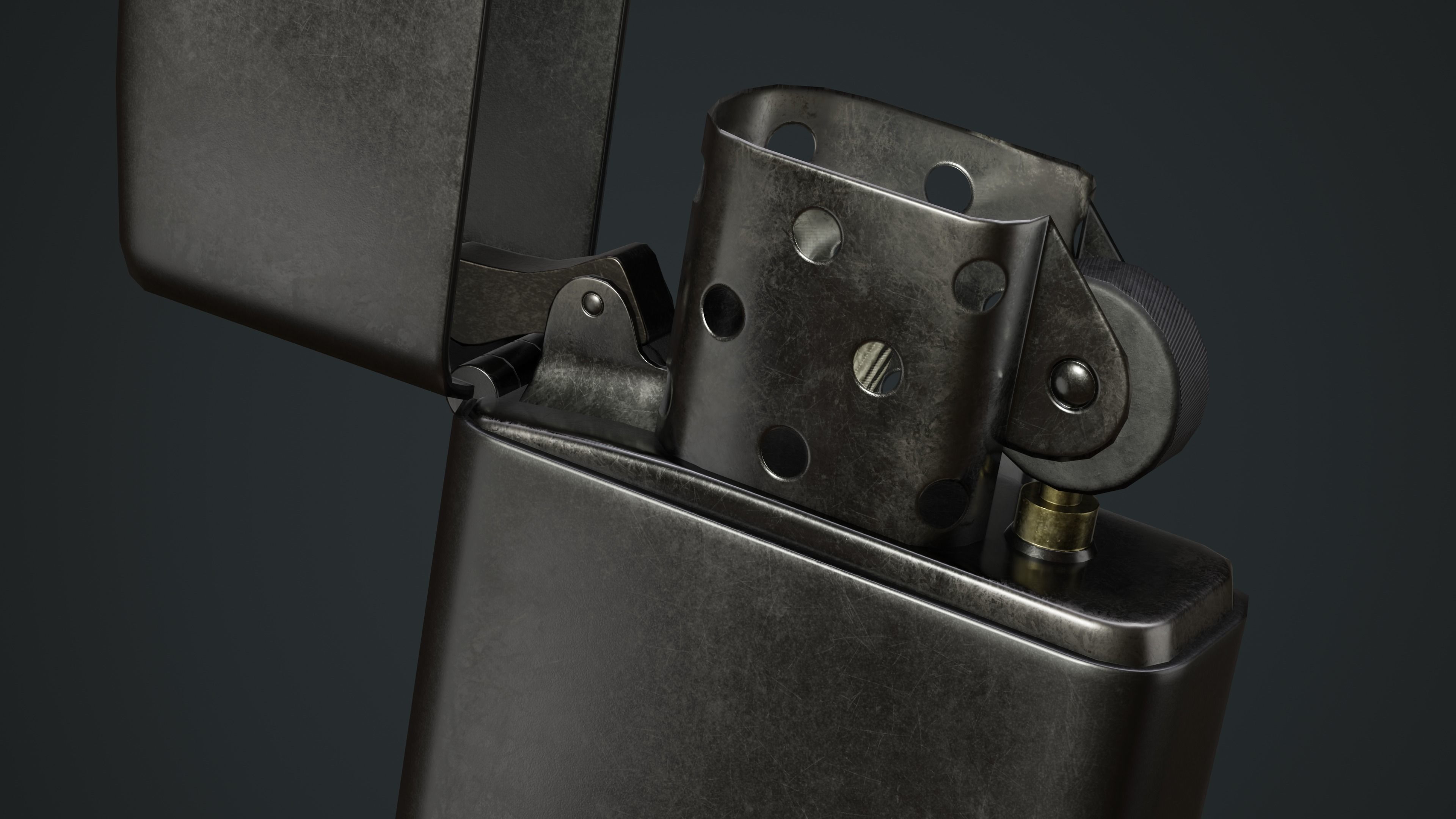 Lighter Low-poly 3D model_12