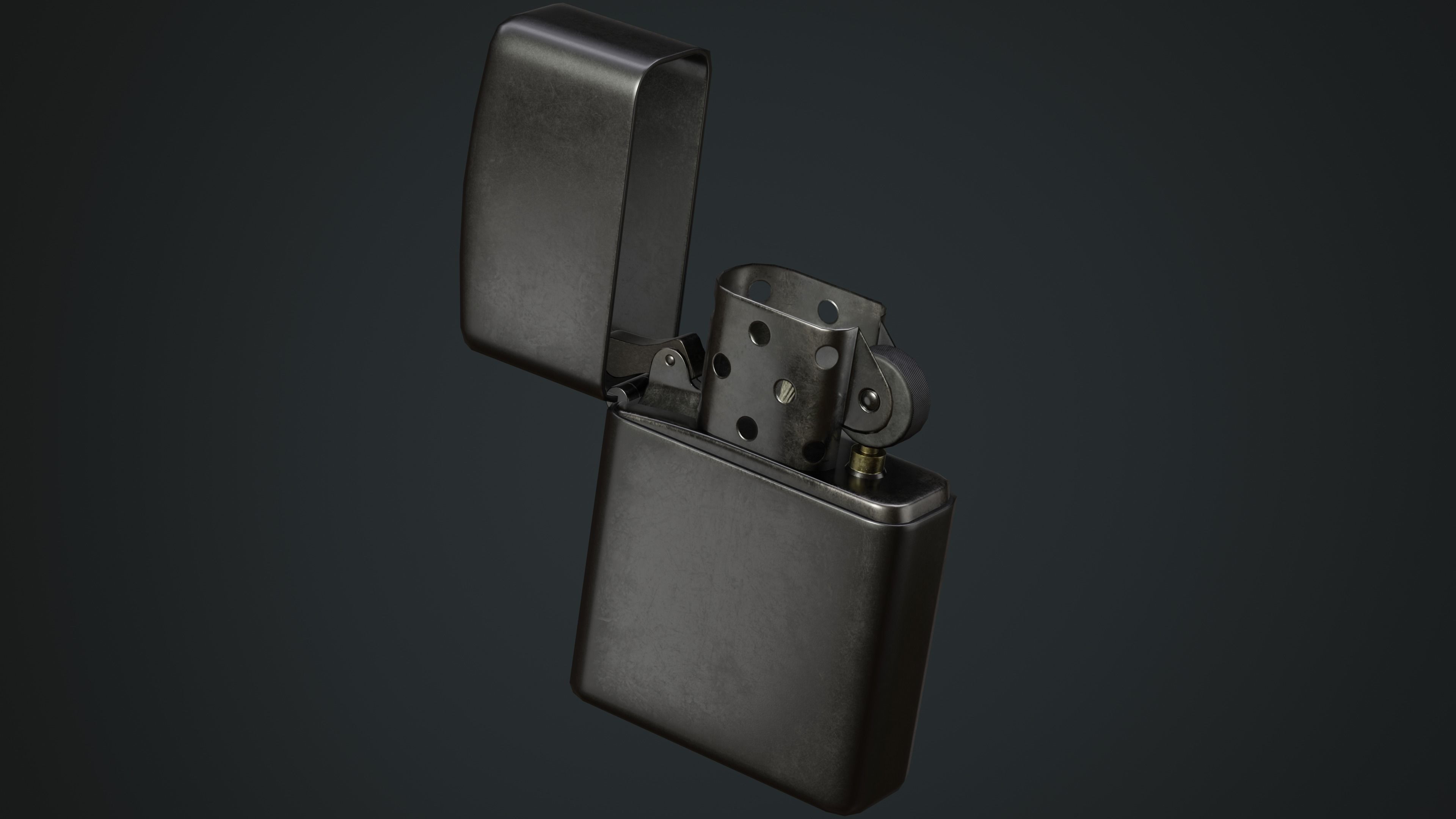 Lighter Low-poly 3D model_4