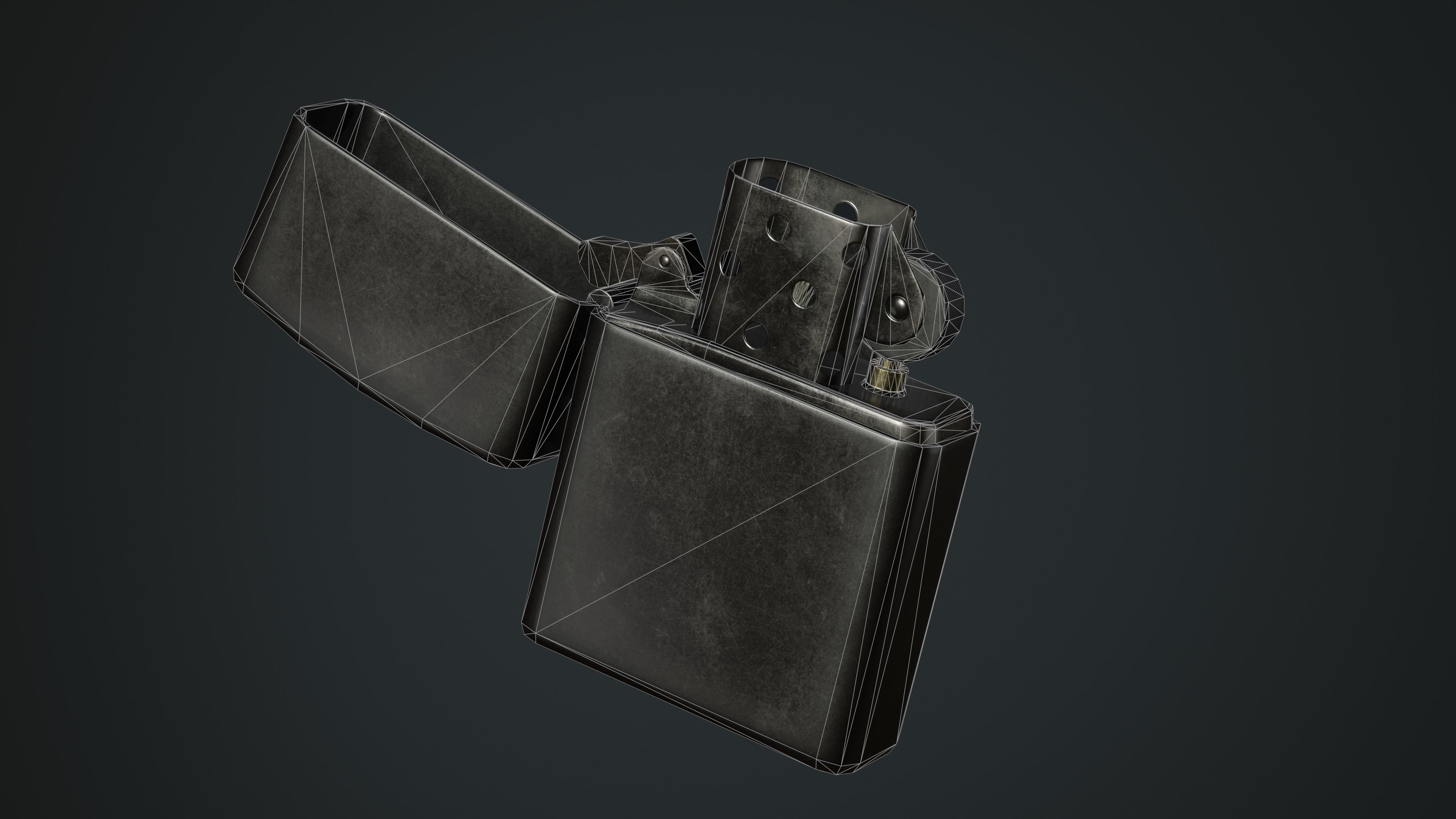 Lighter Low-poly 3D model_7