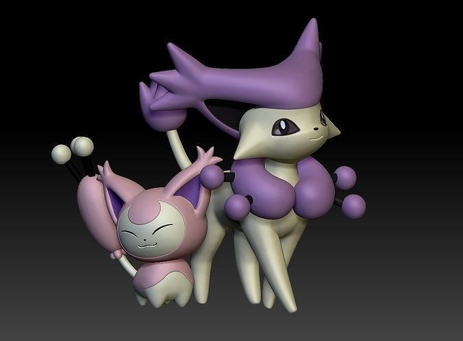 Pokemon Skitty Delcatty 3D print model