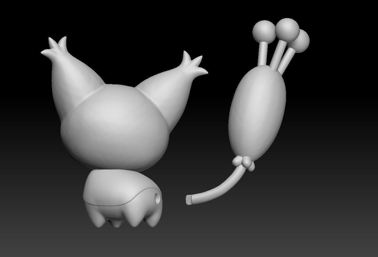 Pokemon Skitty Delcatty 3D print model_3