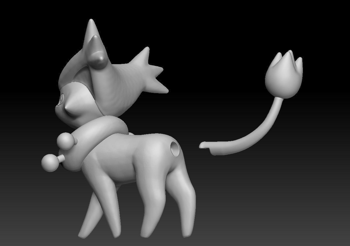 Pokemon Skitty Delcatty 3D print model_4