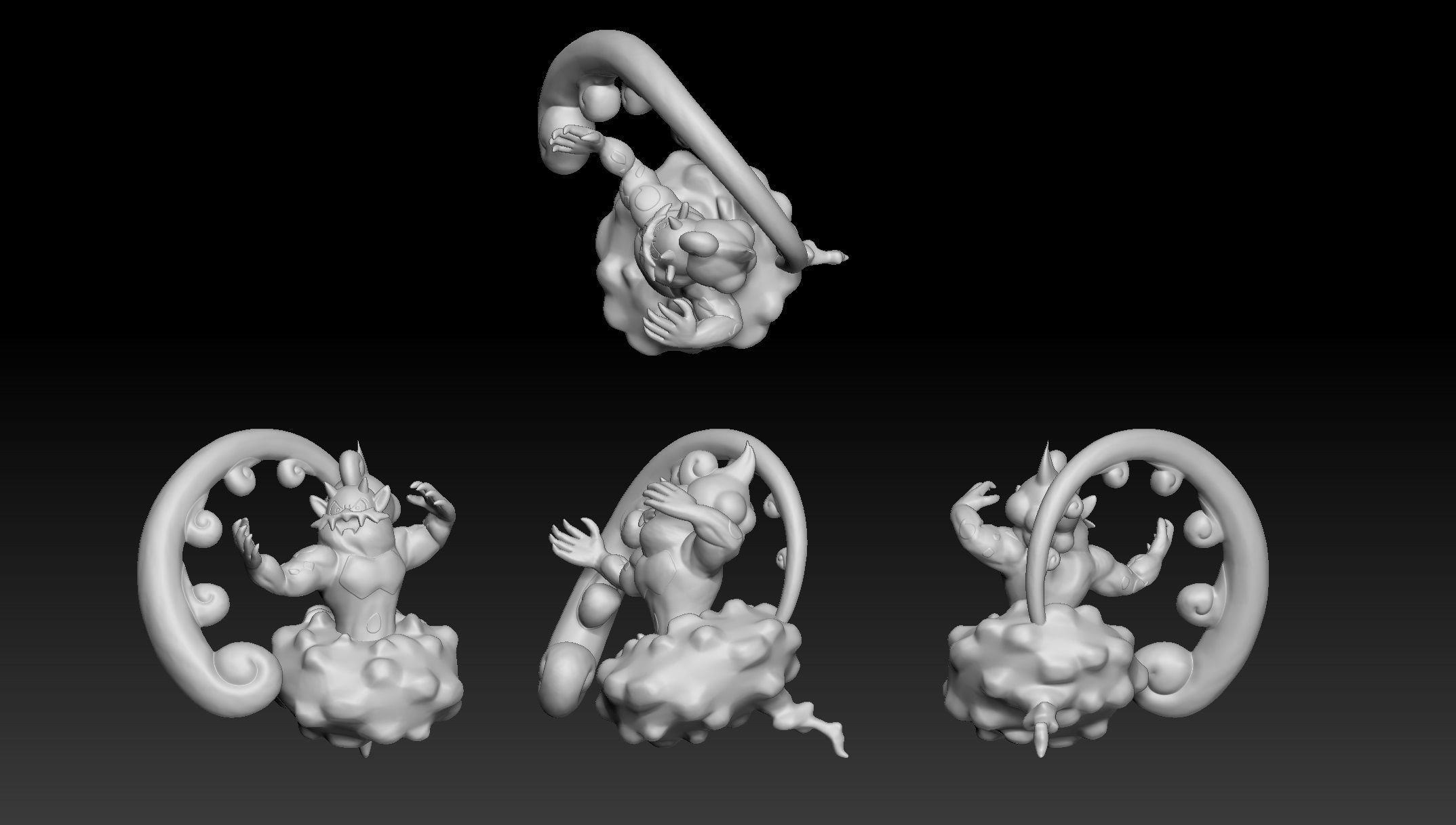 Pokemon Tornadus 3D print model_1