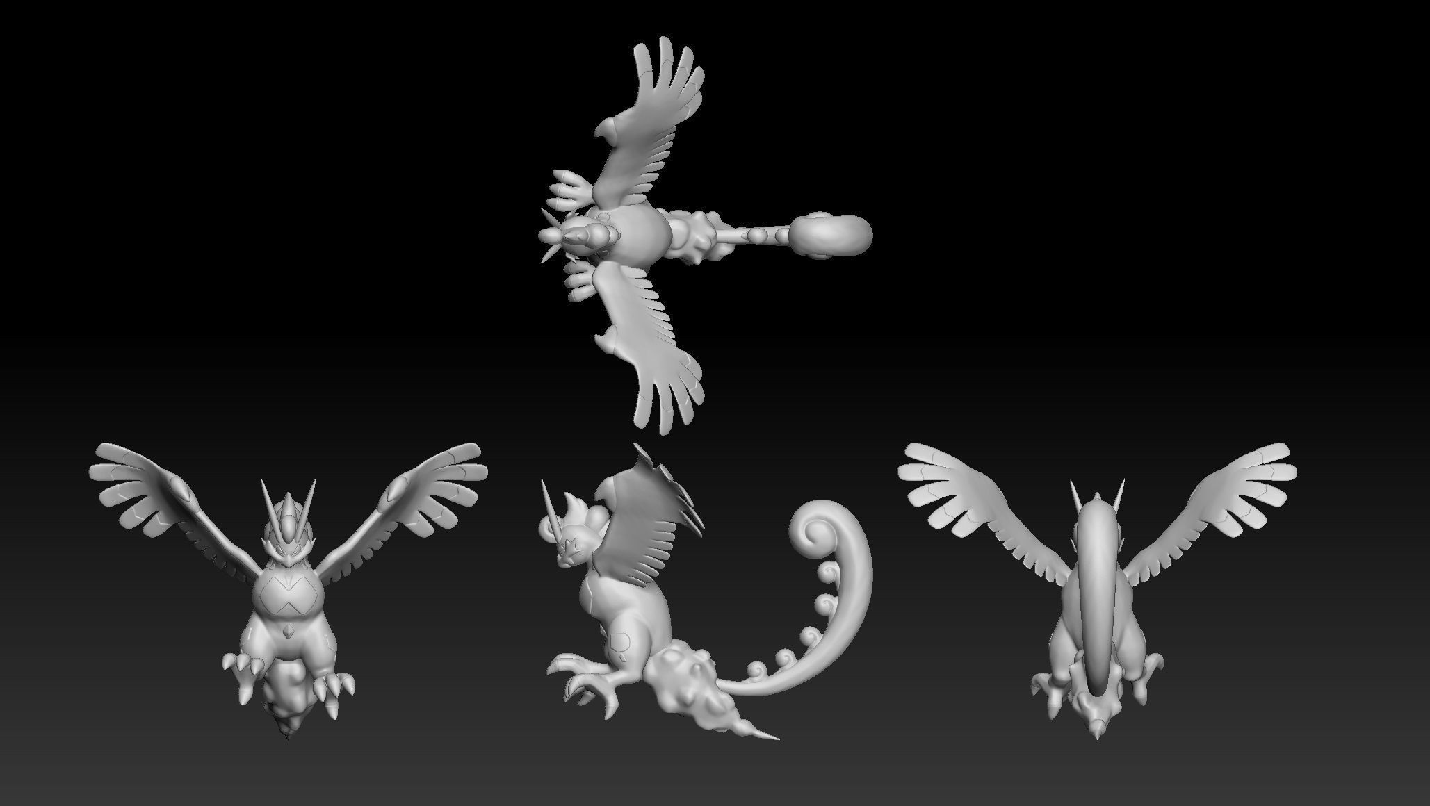 Pokemon Tornadus Therian 3D print model_1