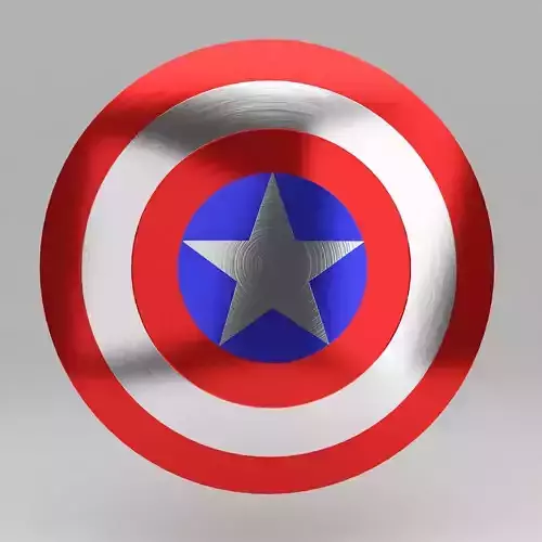 Captain America shield 3d model
