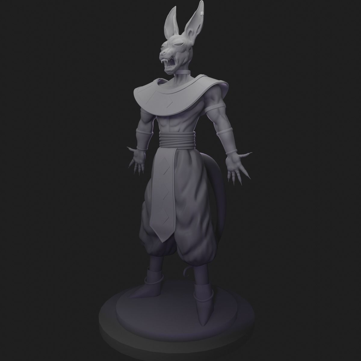 Lord Beerus - God of Destruction 3D model_1