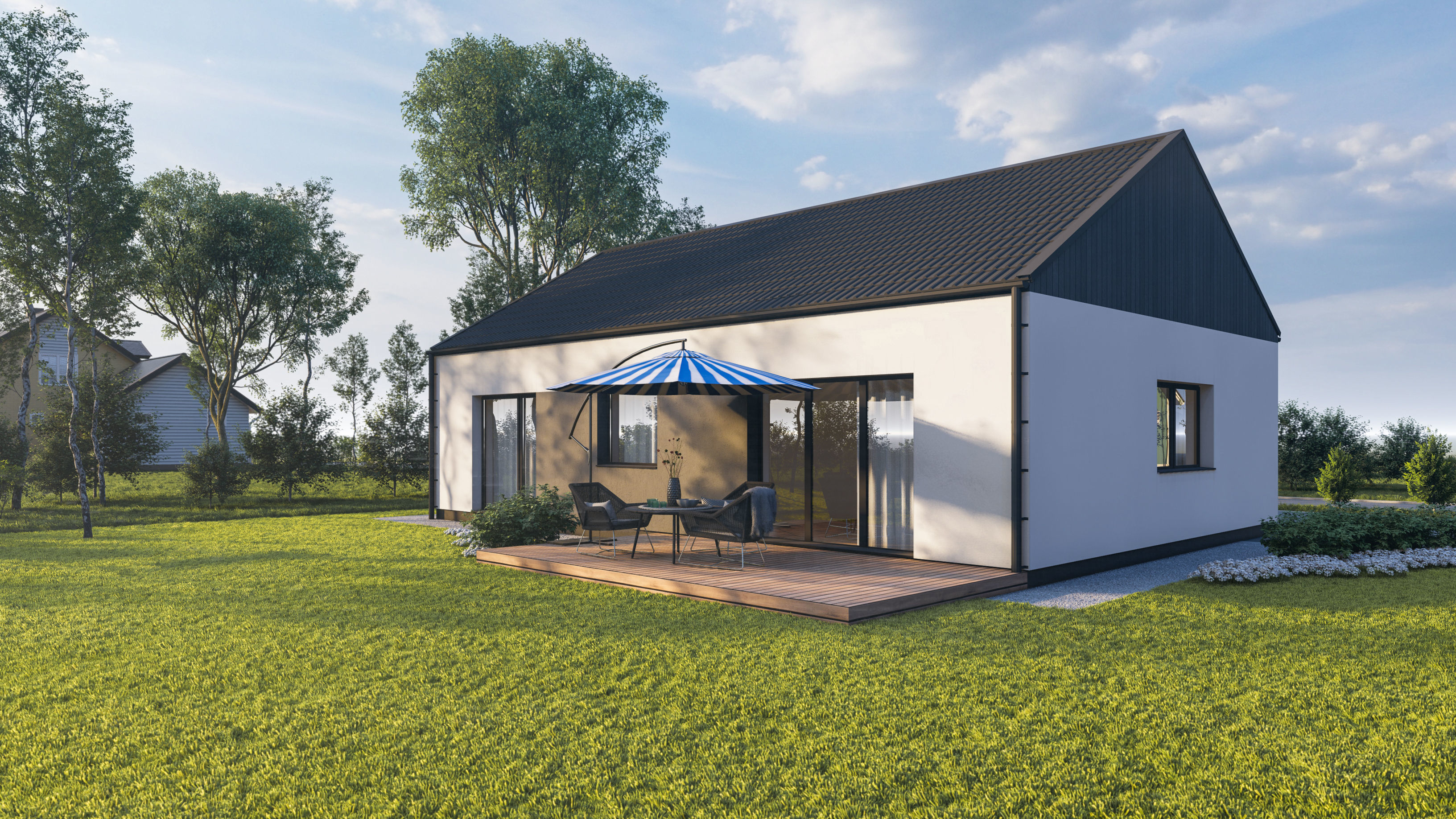 SIMPLE HOUSE ARCHICAD SKETCHUP LUMION 12 3D model_4