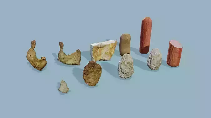 3D Scan Meat Pack - Props