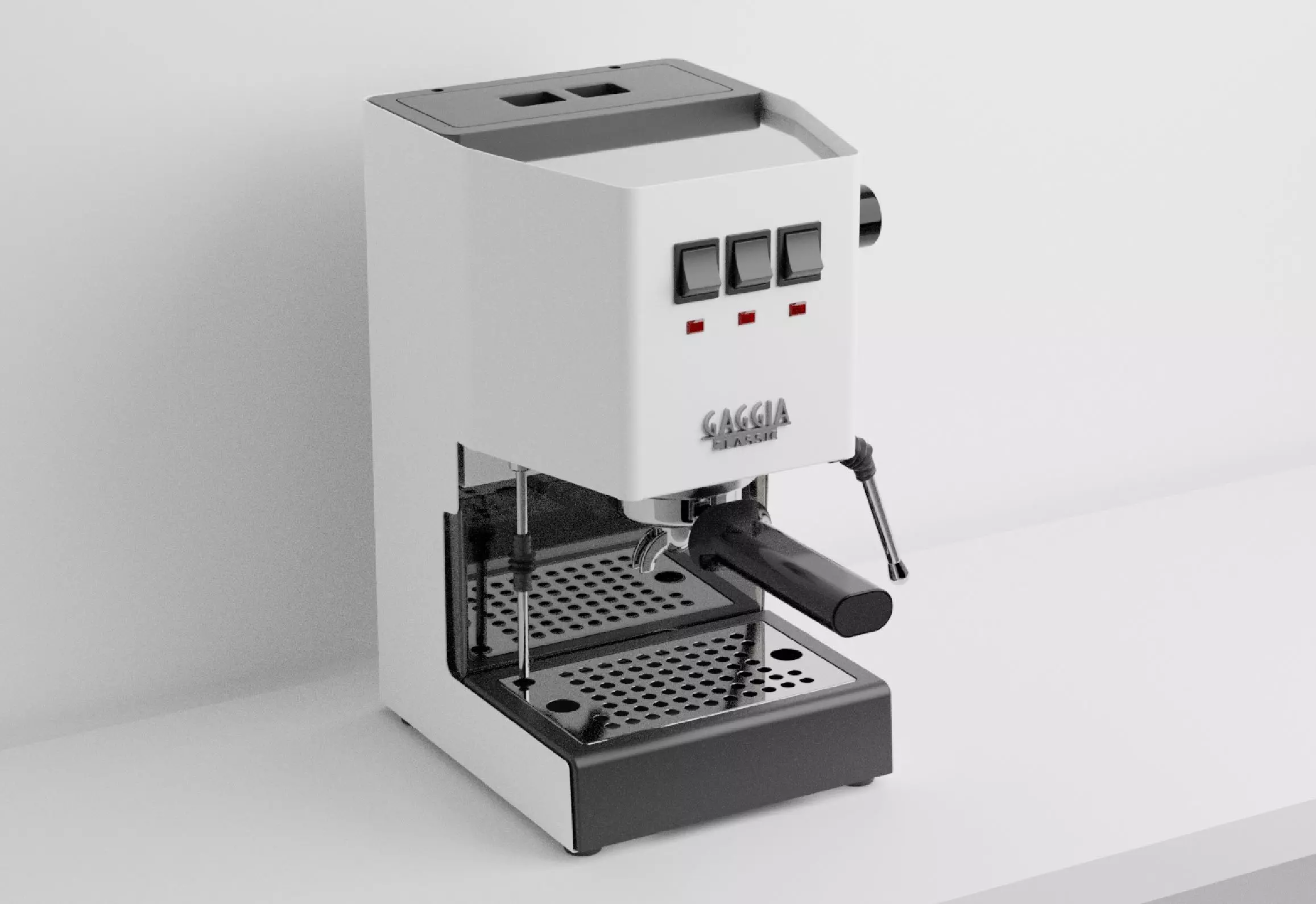 Gaggia Classic Pro espresso coffee machine - High Accuracy 3D model