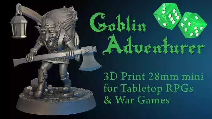 Goblin Adventurer 3D print model