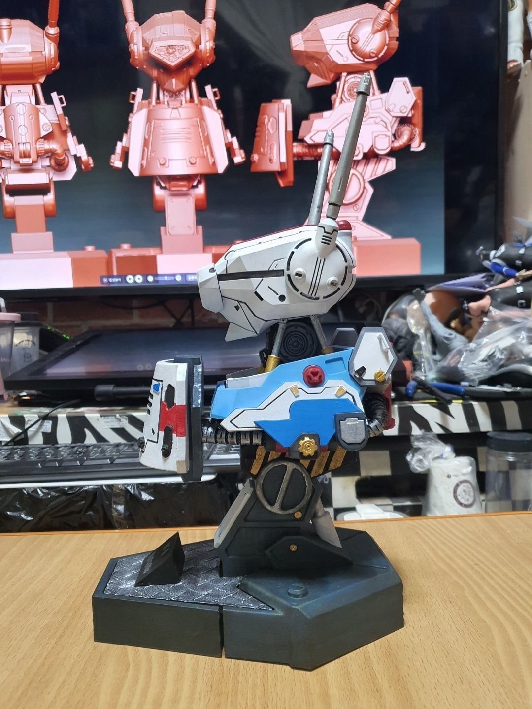 MACROSS VF-1J bust 3D print model_4