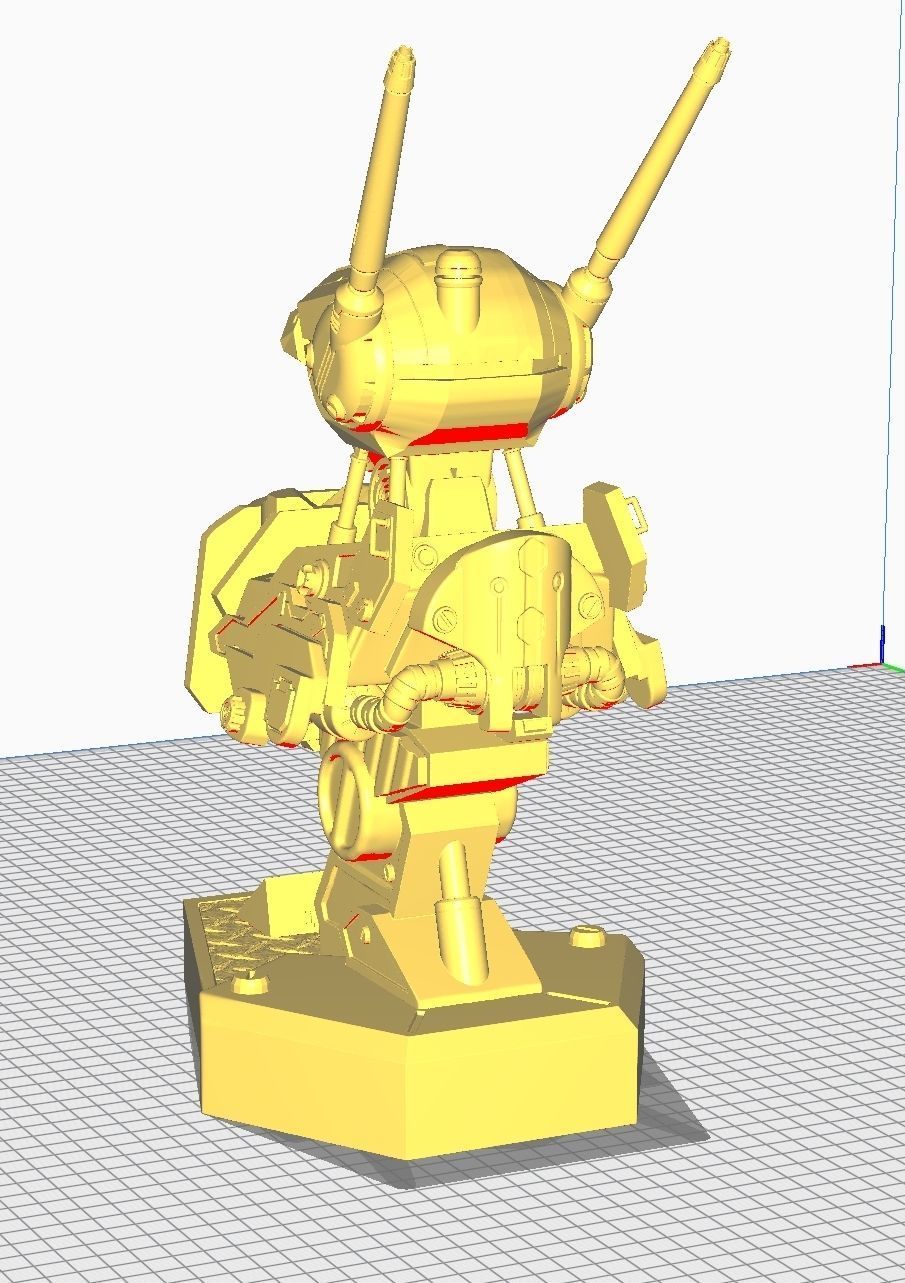 MACROSS VF-1J bust 3D print model_12