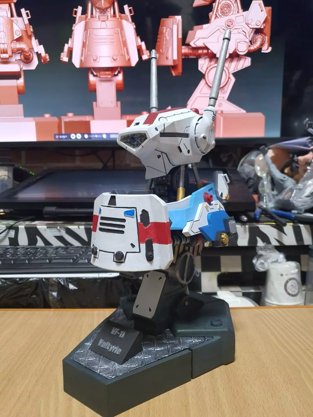 MACROSS VF-1J bust 3D print model_0