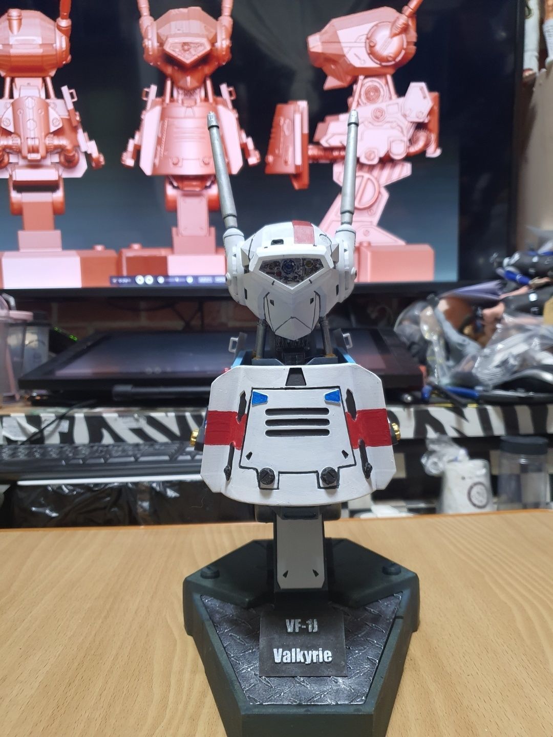 MACROSS VF-1J bust 3D print model_1