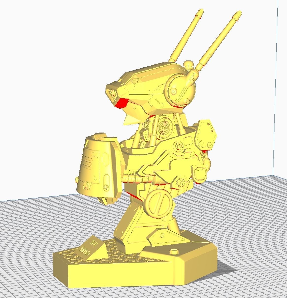 MACROSS VF-1J bust 3D print model_11
