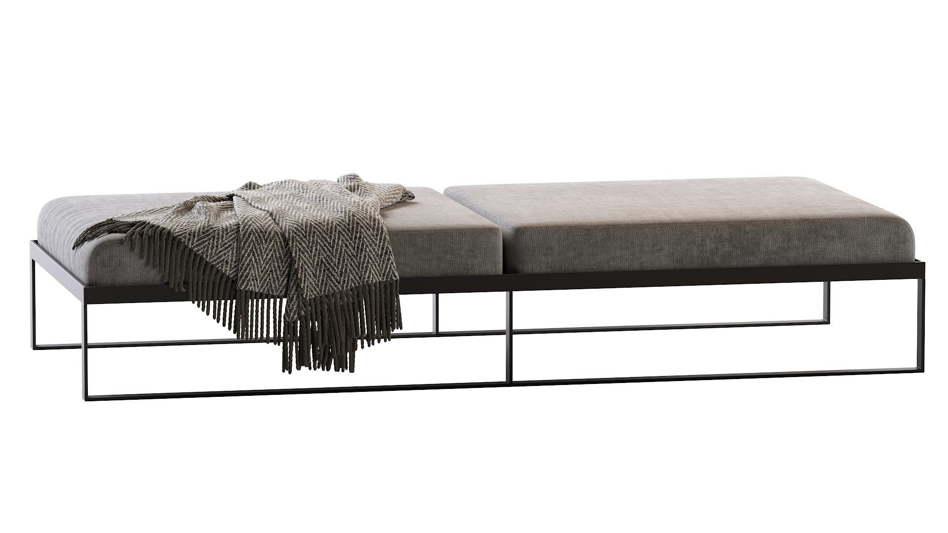 Garden Easy Daybed 3D model_19