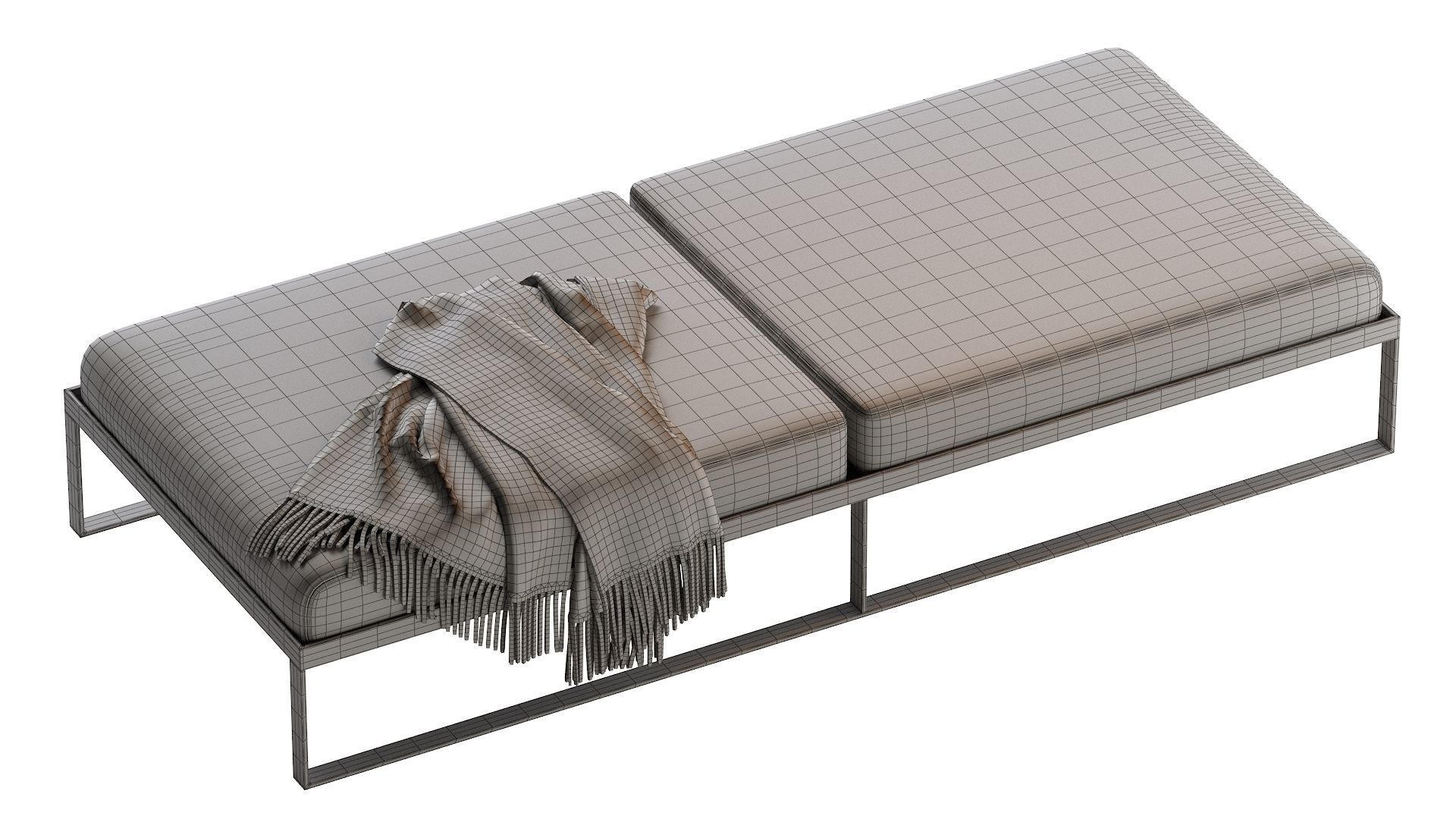 Garden Easy Daybed 3D model_24