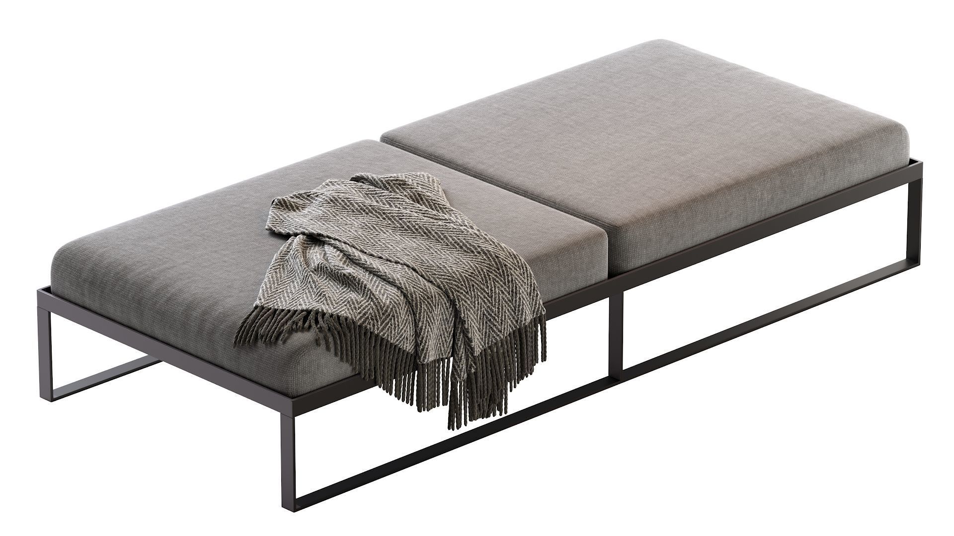 Garden Easy Daybed 3D model_23