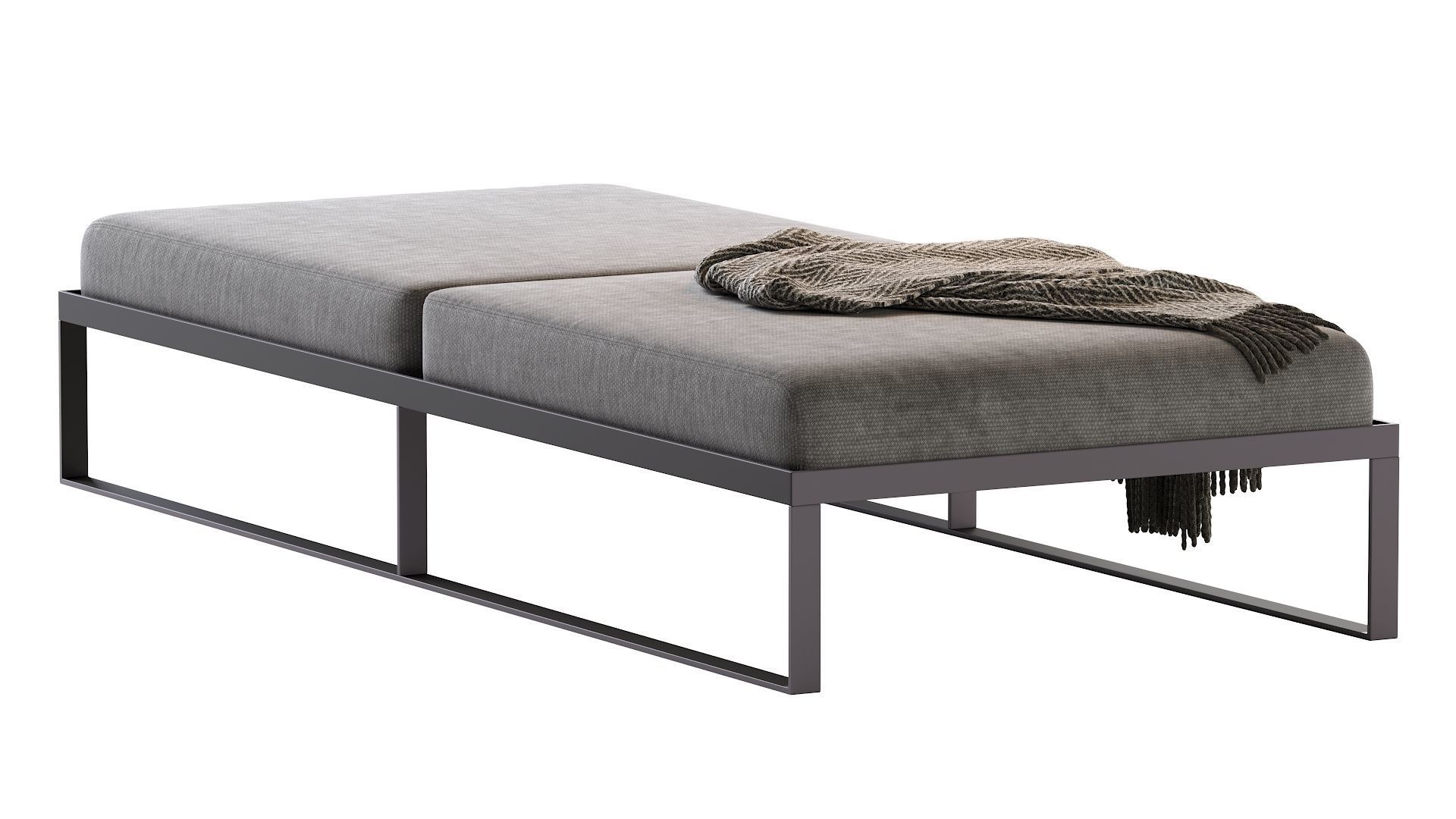 Garden Easy Daybed 3D model_6