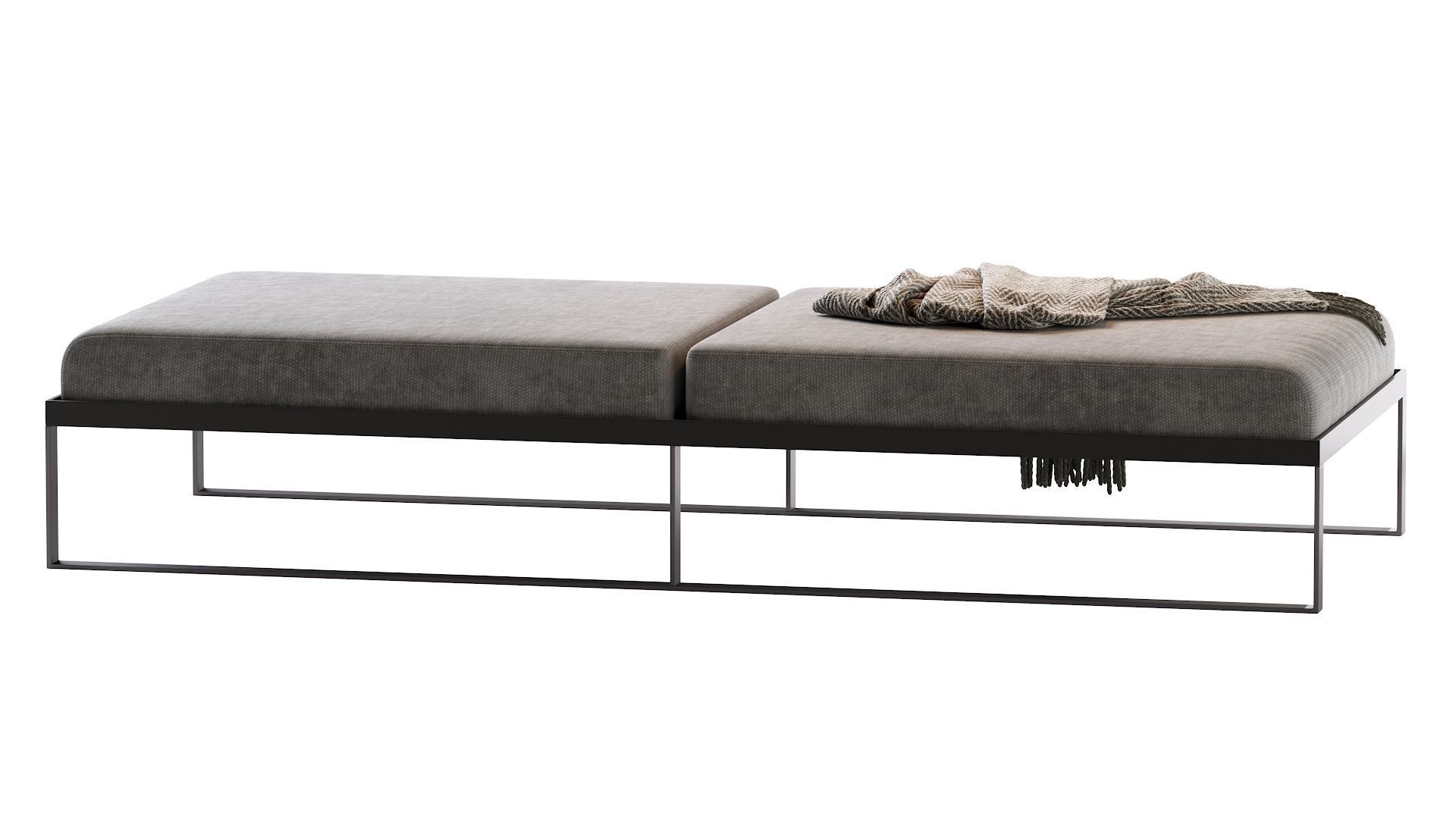 Garden Easy Daybed 3D model_1