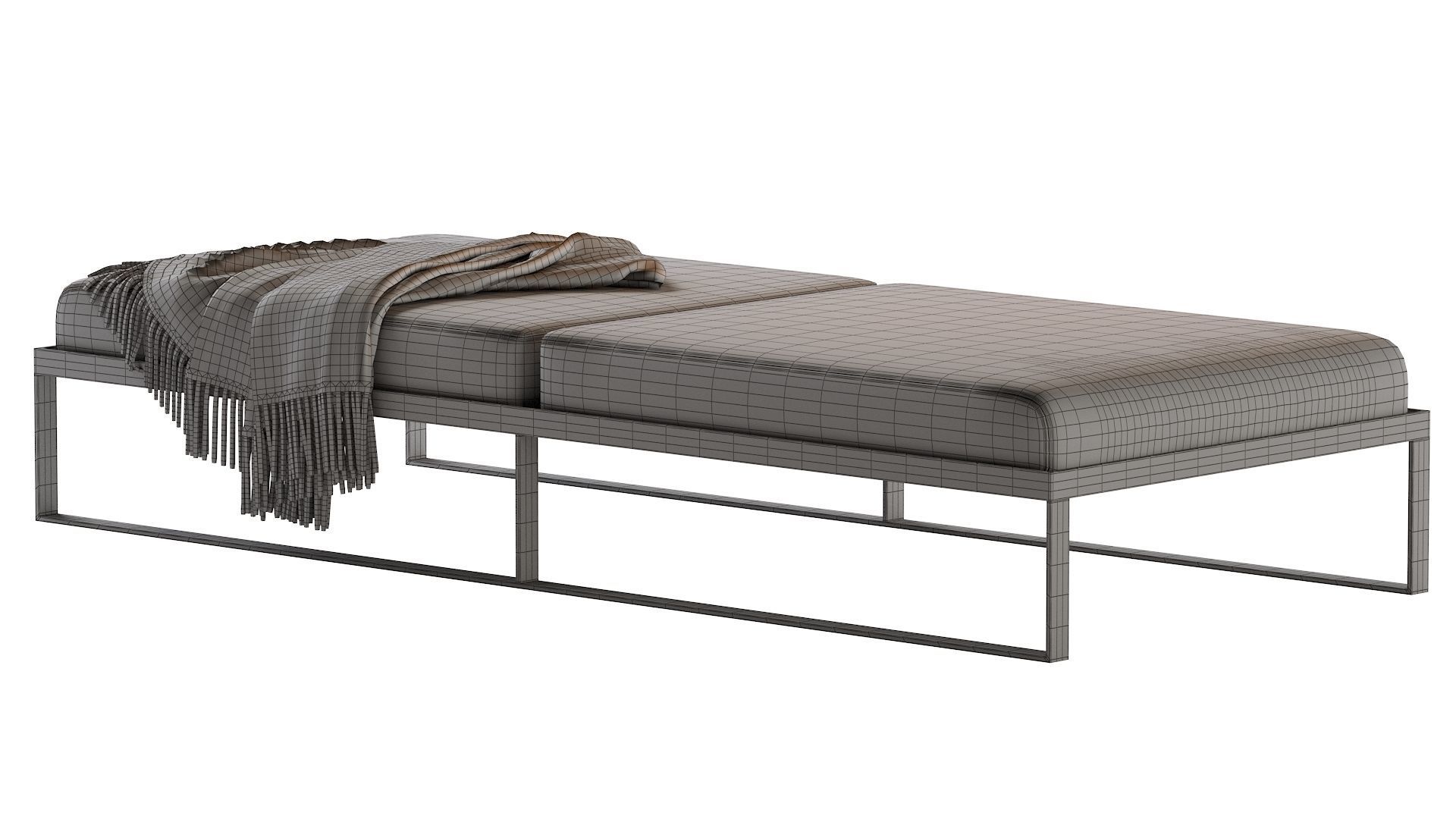 Garden Easy Daybed 3D model_15