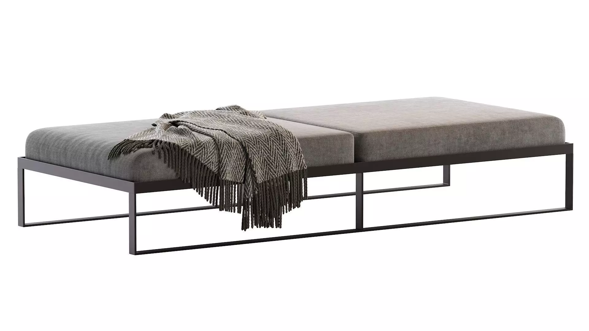 Garden Easy Daybed 3D model_0