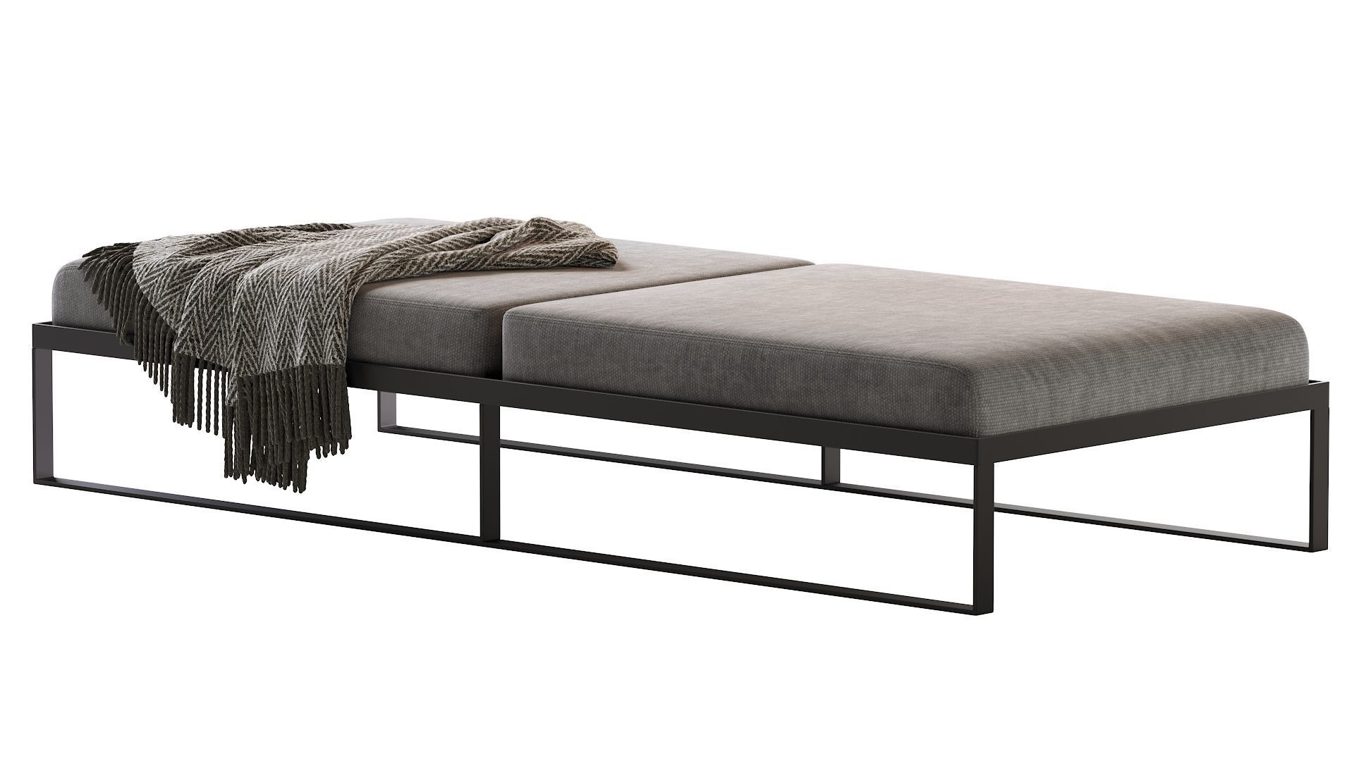 Garden Easy Daybed 3D model_2