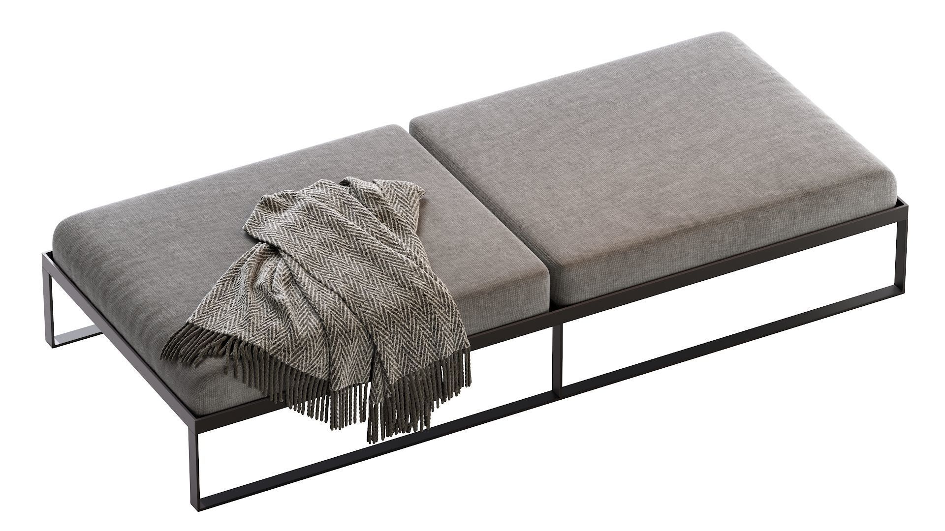 Garden Easy Daybed 3D model_20