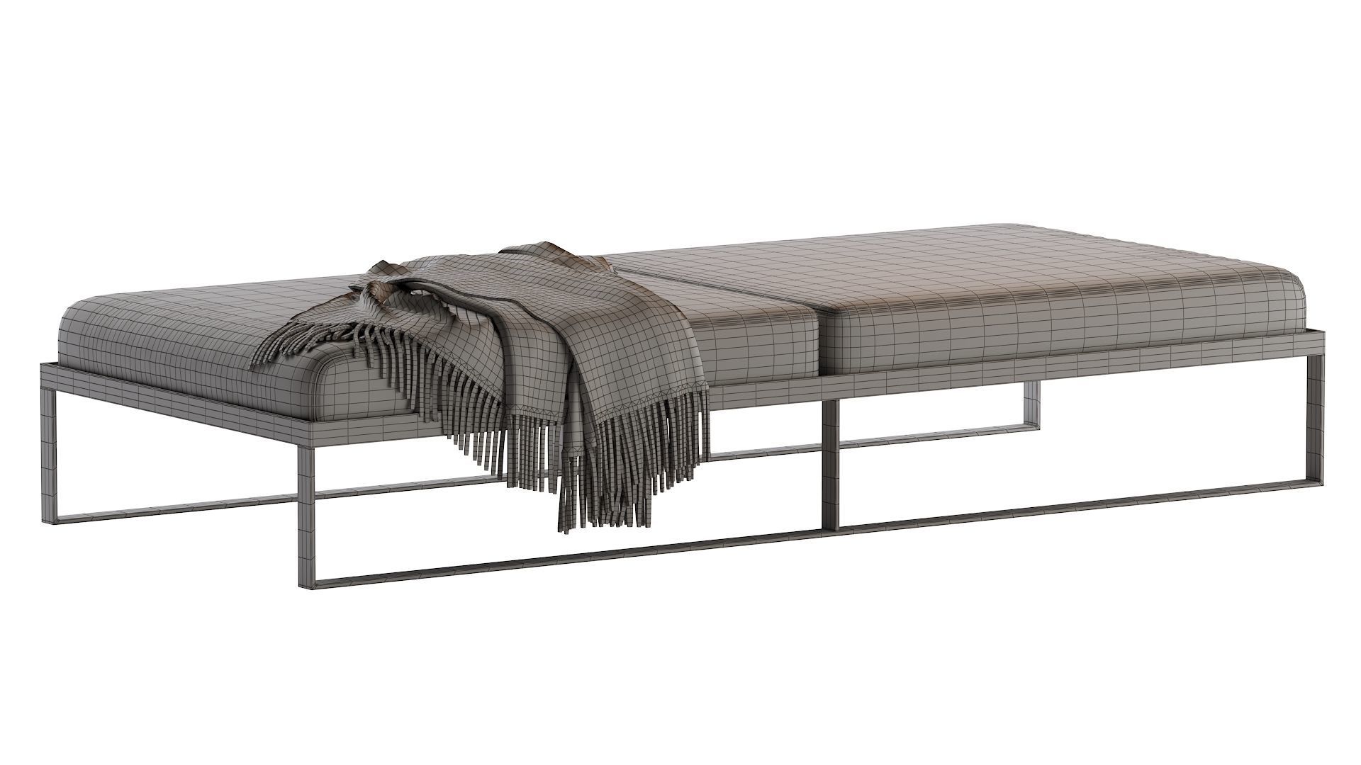 Garden Easy Daybed 3D model_22