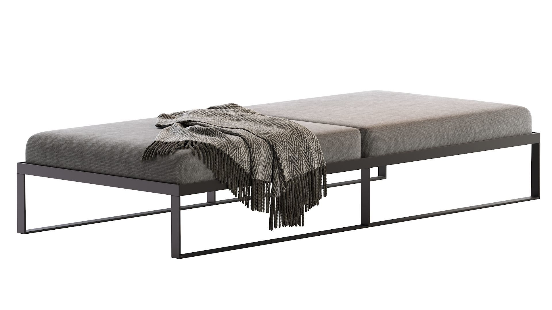 Garden Easy Daybed 3D model_8