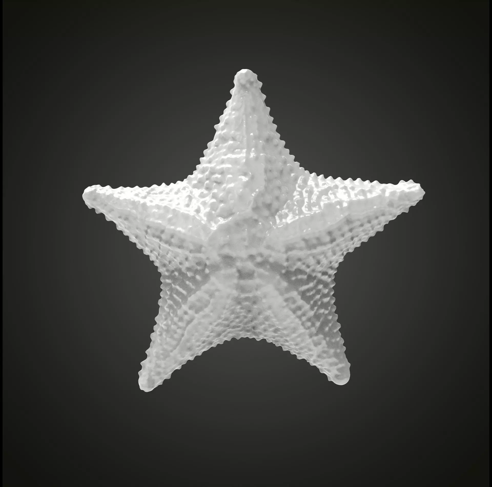 Starfish gold 3D print model_0