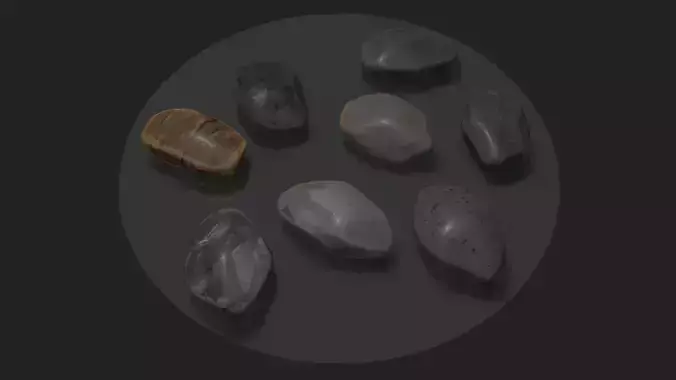 Rock Pack Low-poly