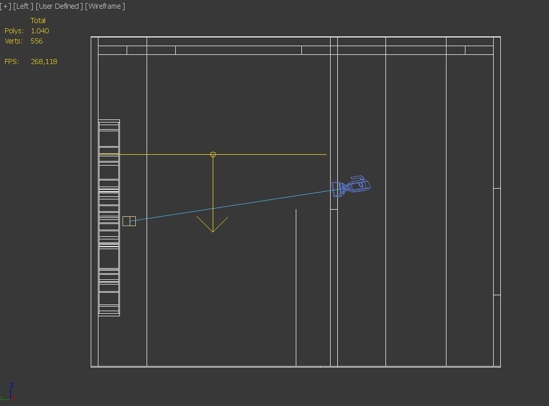 decor geometric wall shelf 3D model_4