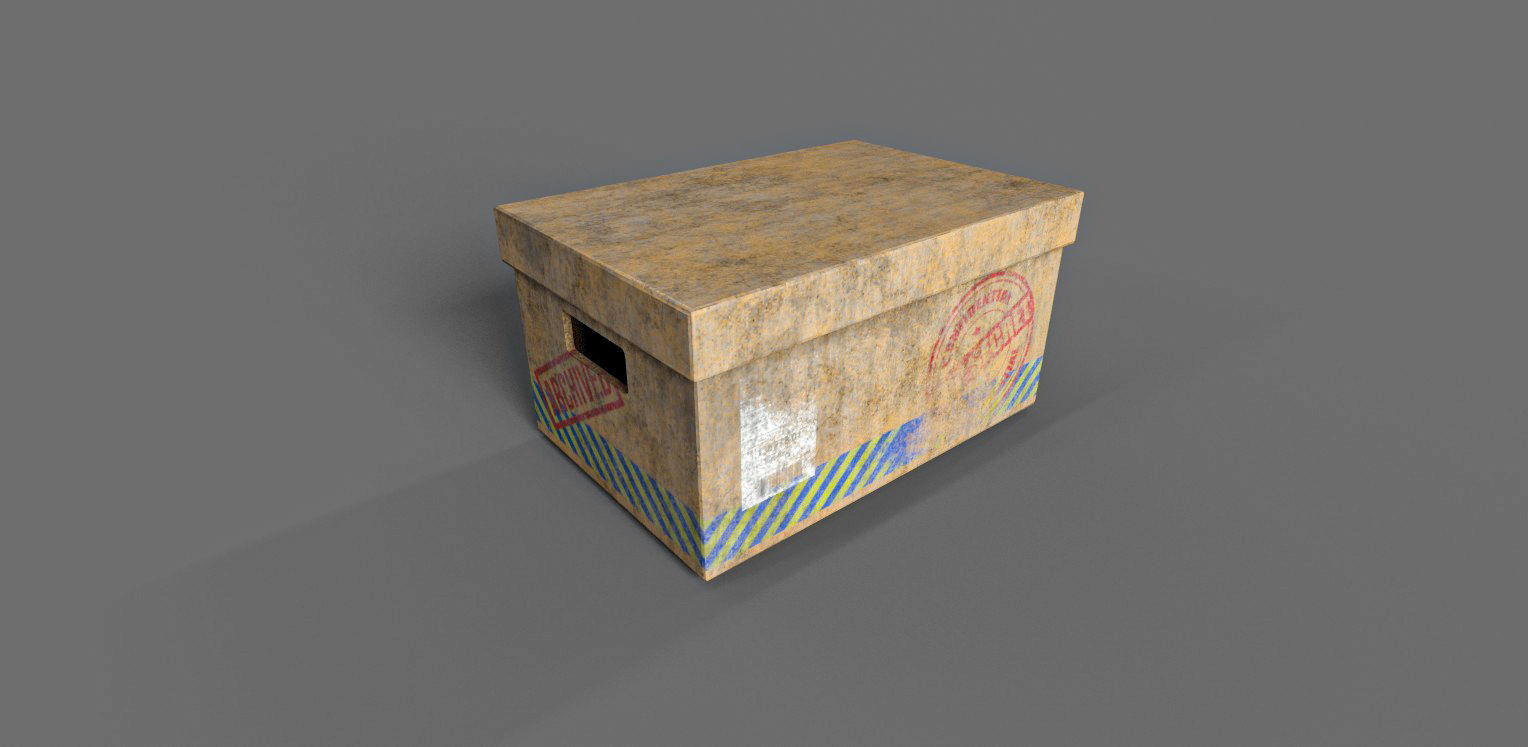 Warehouse lowpoly Bundle VOL 1 Low-poly 3D model_17