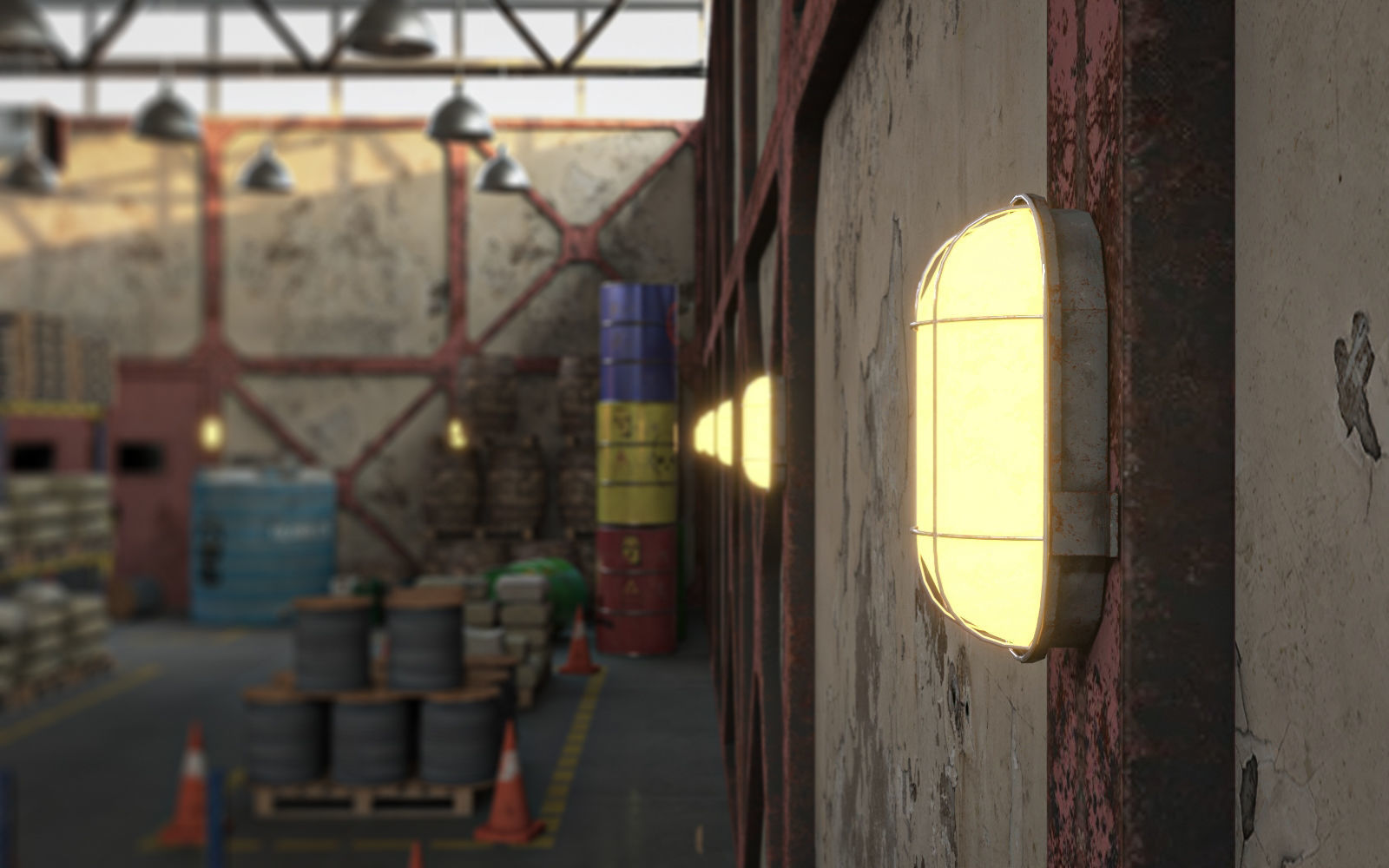 Warehouse lowpoly Bundle VOL 1 Low-poly 3D model_4
