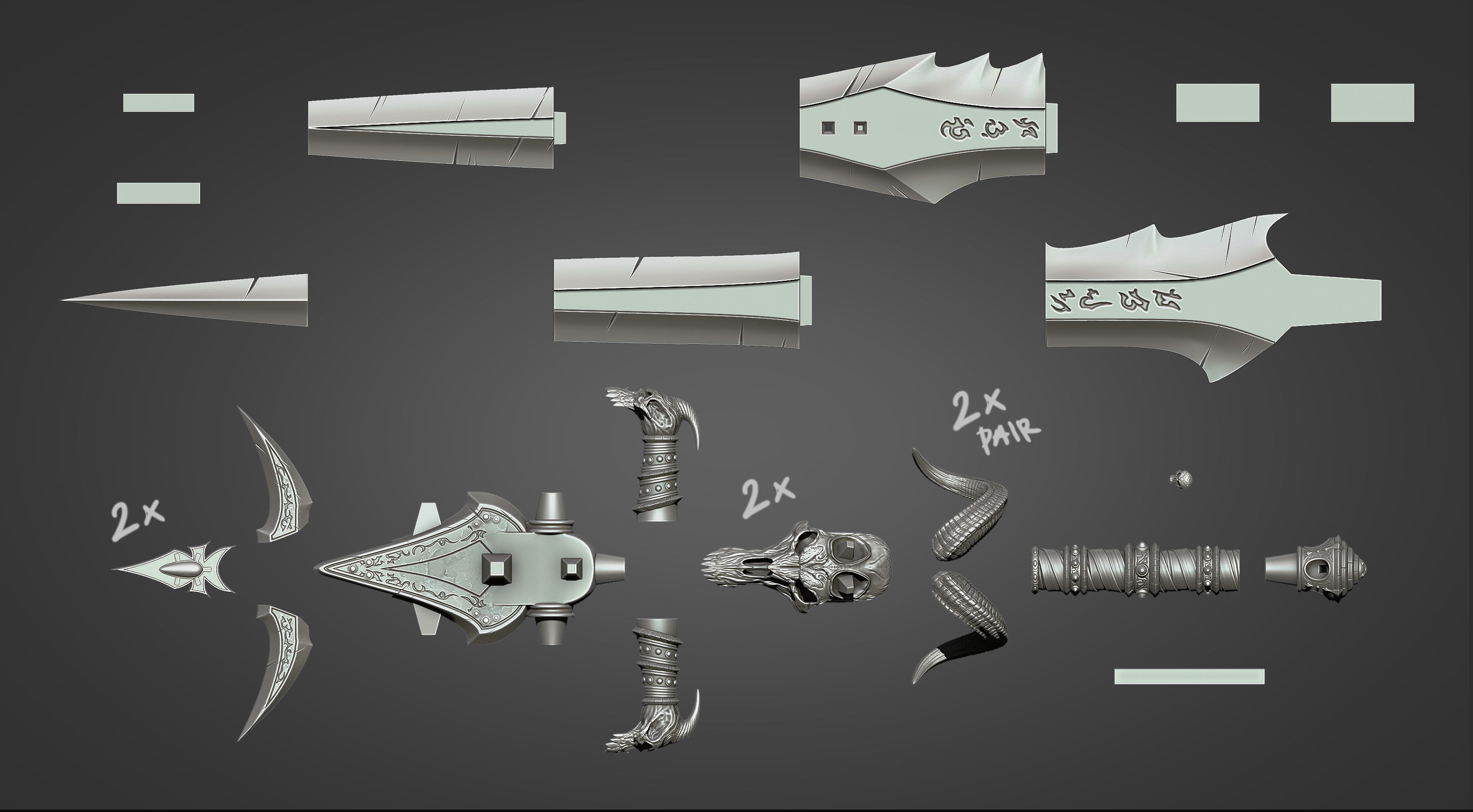 Lich King - Frostmourne v3 3D print model_4