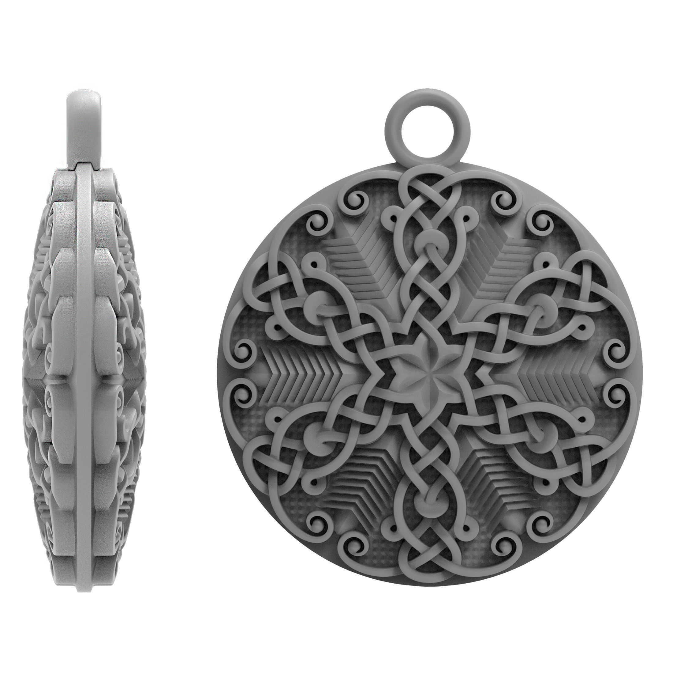 Armenian sun cross 3D print model 3D print model_3