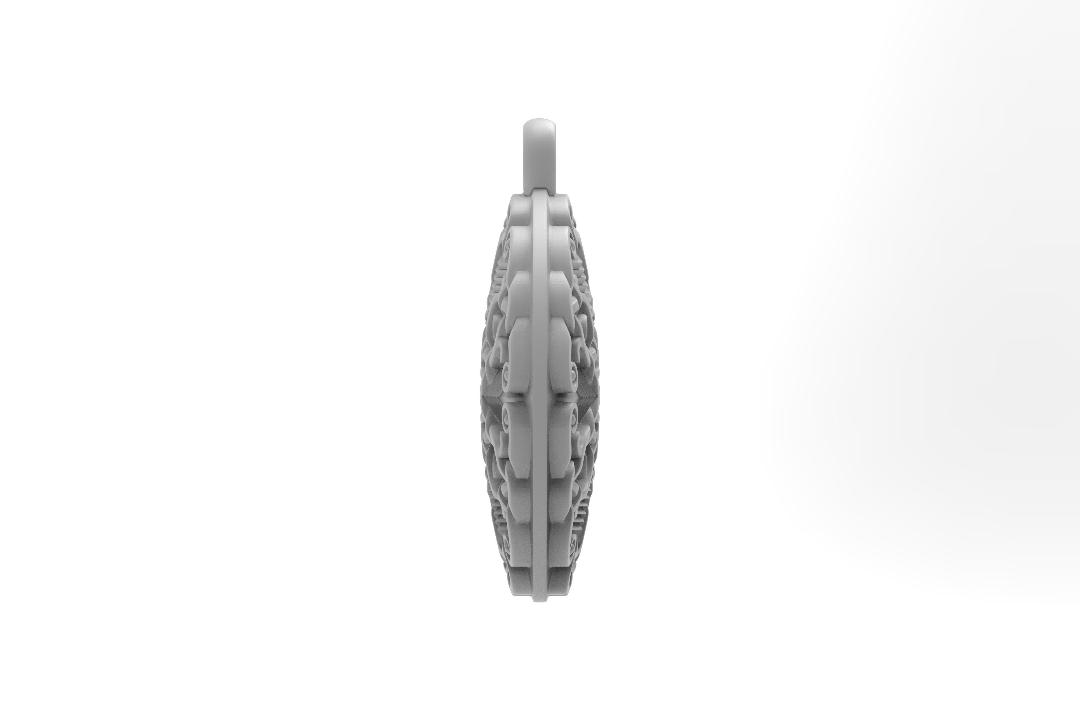 Armenian sun cross 3D print model 3D print model_4